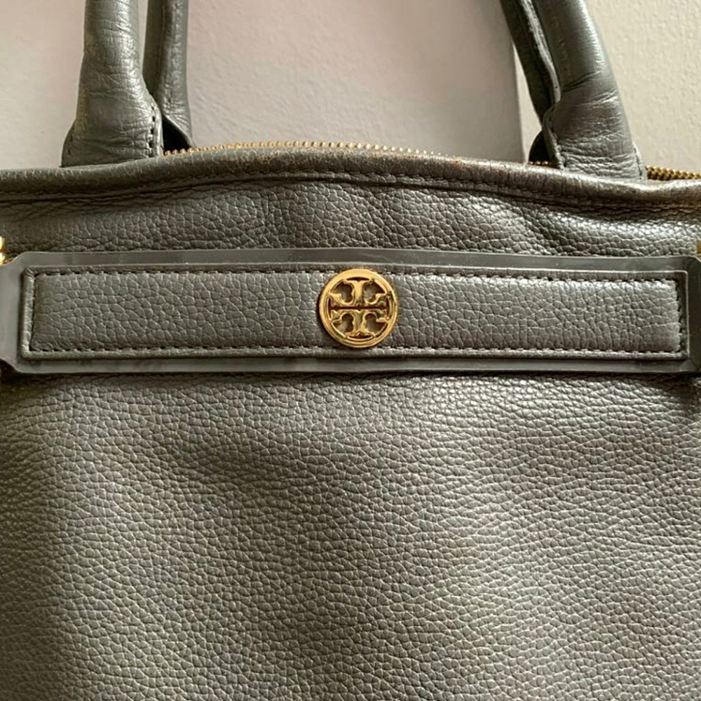 Tory Burch Gray Satchel